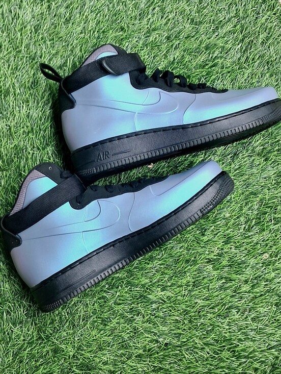 Nike Air Force 1 High Foamposite Cup Light Carbon Sz 10.5 Like NEW!!! main image 16